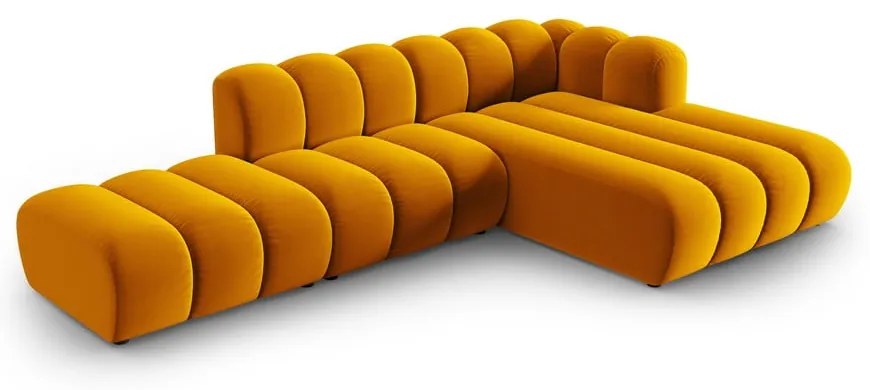 Sárga sarokkanapé (jobb oldali) Lupine – Micadoni Home