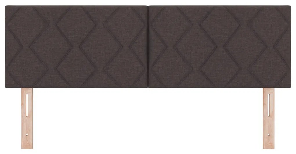 Textil Fejtámla Egyéb fejtámlával sötétbarna 144 cm szövet