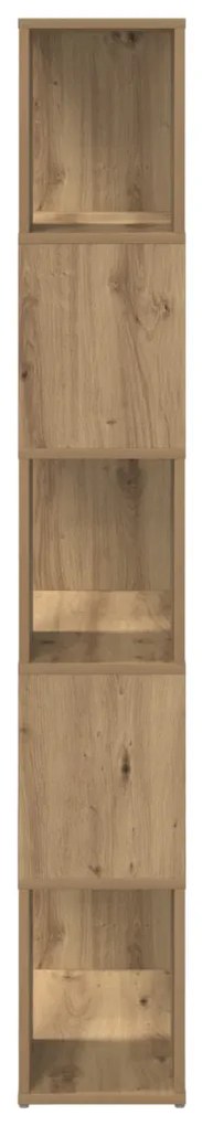 Könyvespolc Kézműves tölgy Forgácslap 60 x 24 x 155 cm