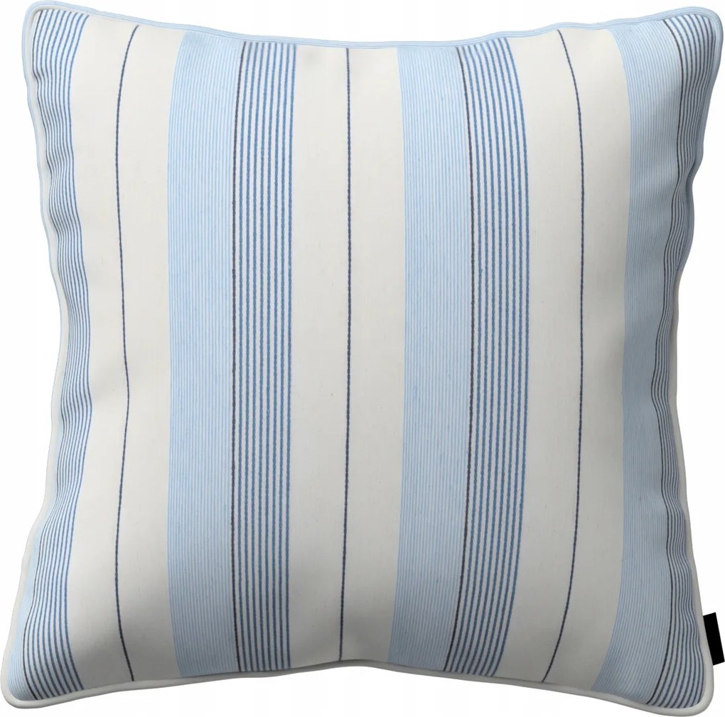Párnahuzat 60x60 kék csíkos