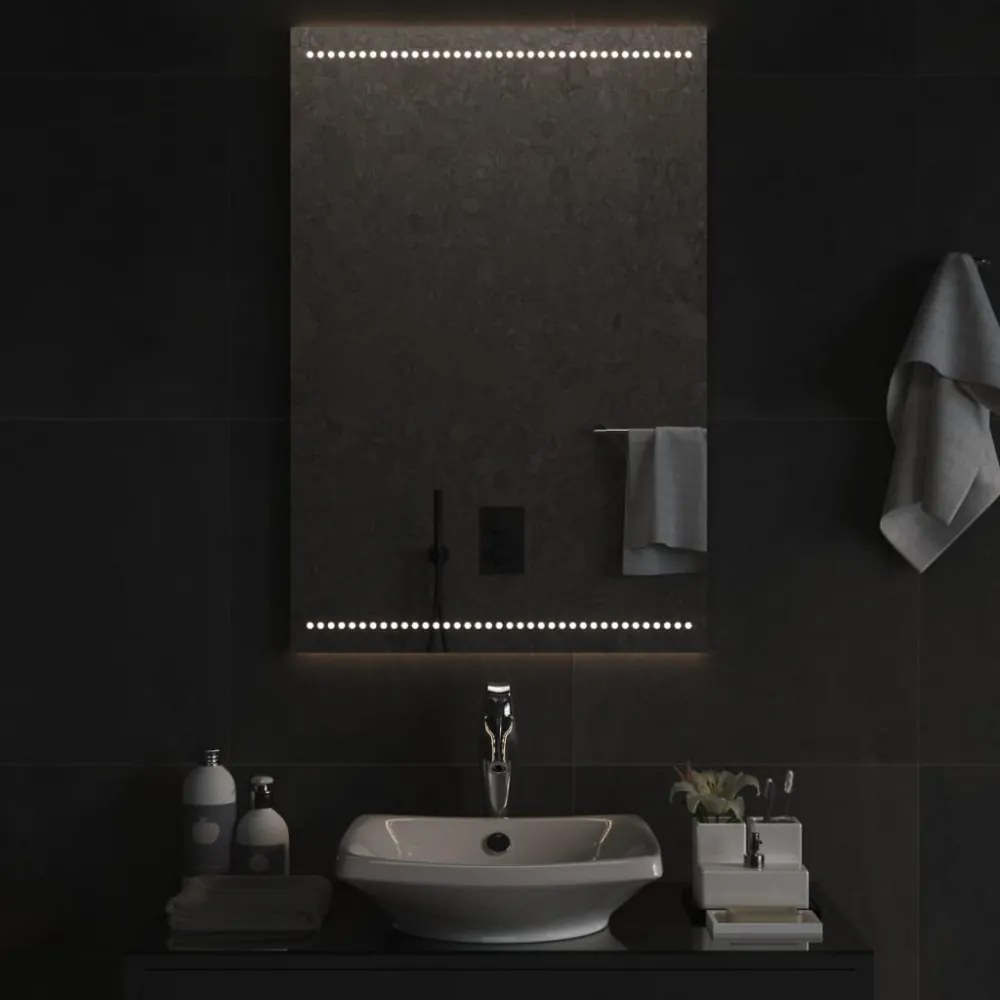 LED-es fürdőszobatükör 60x90 cm