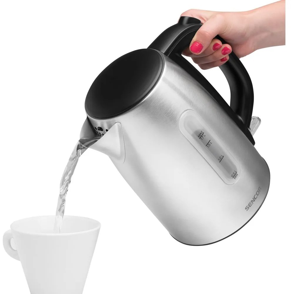 Sencor SWK 1720BK rozsdamentlen gyorsforraló 1,7l, fekete