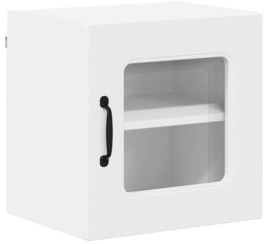 Fali konyhaszekrény polcokkal Fehér 40 x 31 x 40 cm Faanyag