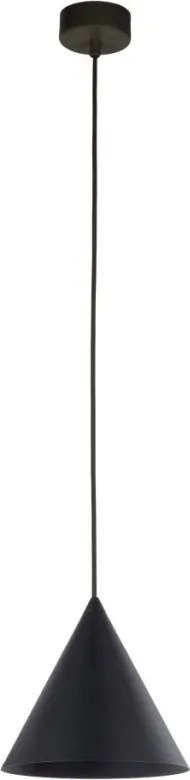 TK LIGHTING 10058 CONO Modern Függesztett Lámpa Fekete E27 IP20