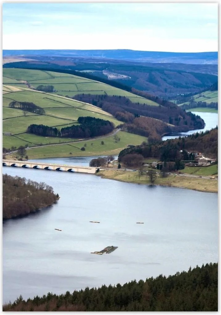 Poszterek 70x100 Tájkép folyóval