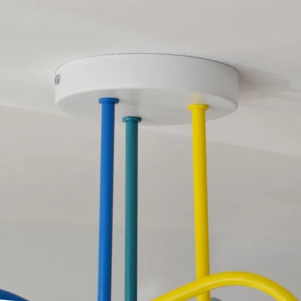 LED gyereklámpa OXFORD 3xE27/15W/230V mennyezeti