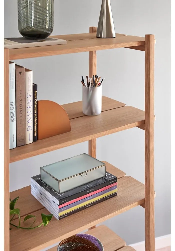 Natúr színű tölgyfa polcos állvány 150x150 cm Mason – Hübsch