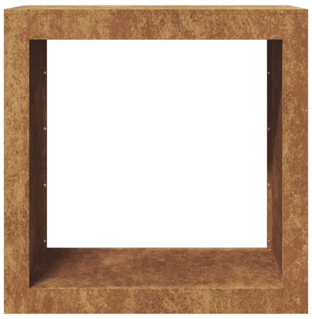 tűzifa állvány 60x40x60 cm időjárásálló acélból