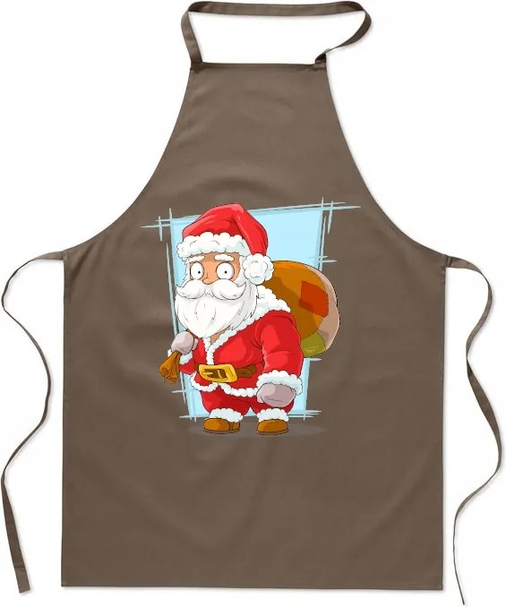 Konyhai kötény nyomtatás Mikulás Ajándékok Karácsonyi ajándék