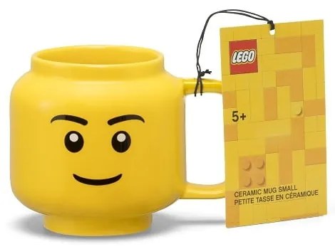 Sárga kerámia gyerek bögre 255 ml Head – LEGO®