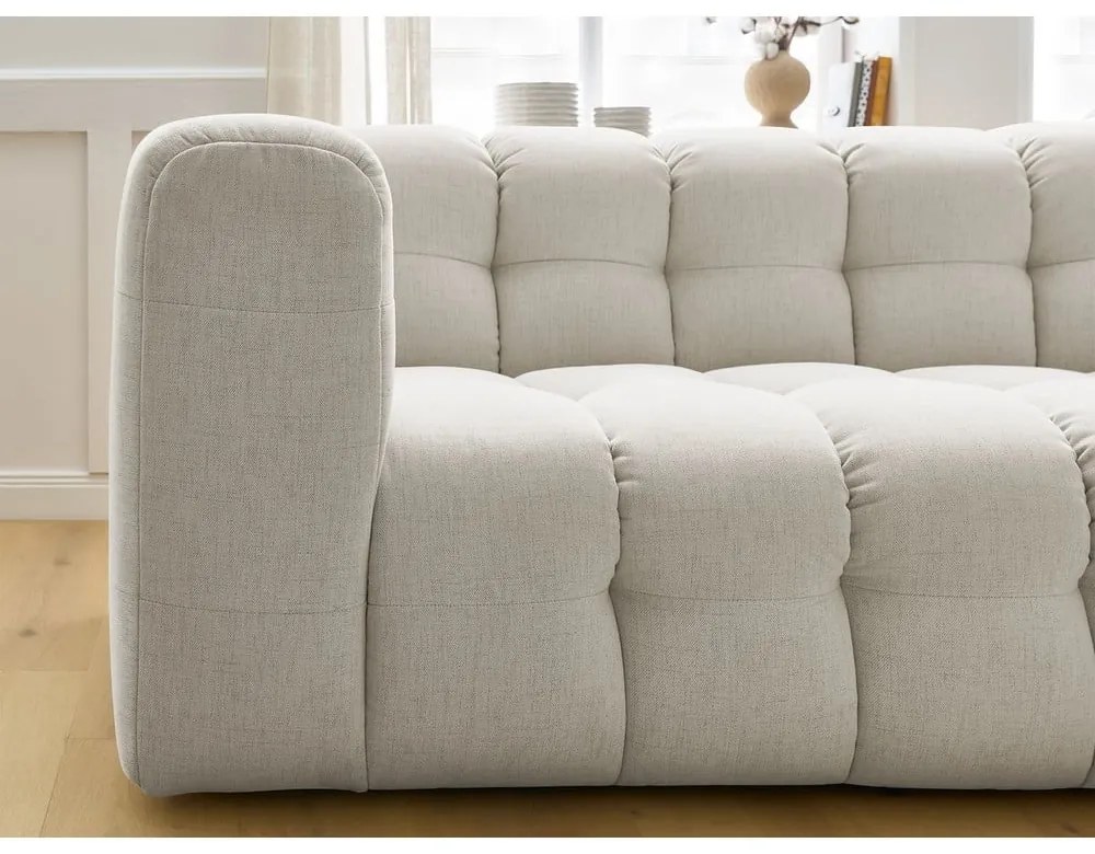 Bézs sarokkanapé (jobb oldali) Cloud – Bobochic Paris