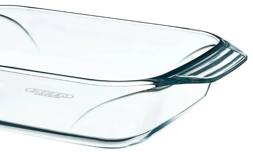 Pyrex üveg sütőedény 3 l, 35 x 23 x 6,5 cm, 35 x23 x 6,5 cm, 3 l