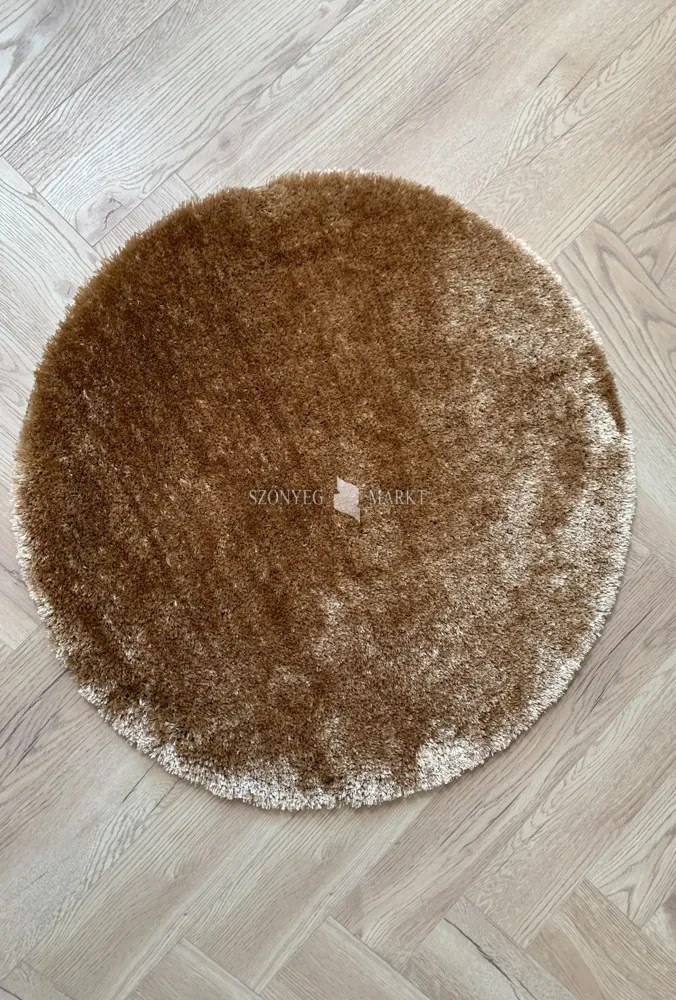 Santa 2321 kerek szőnyeg sötétbarna (dark brown) 80x80 cm