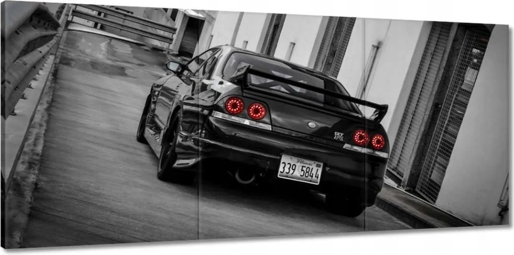 Képek 150x70 Fekete Nissan Gtr