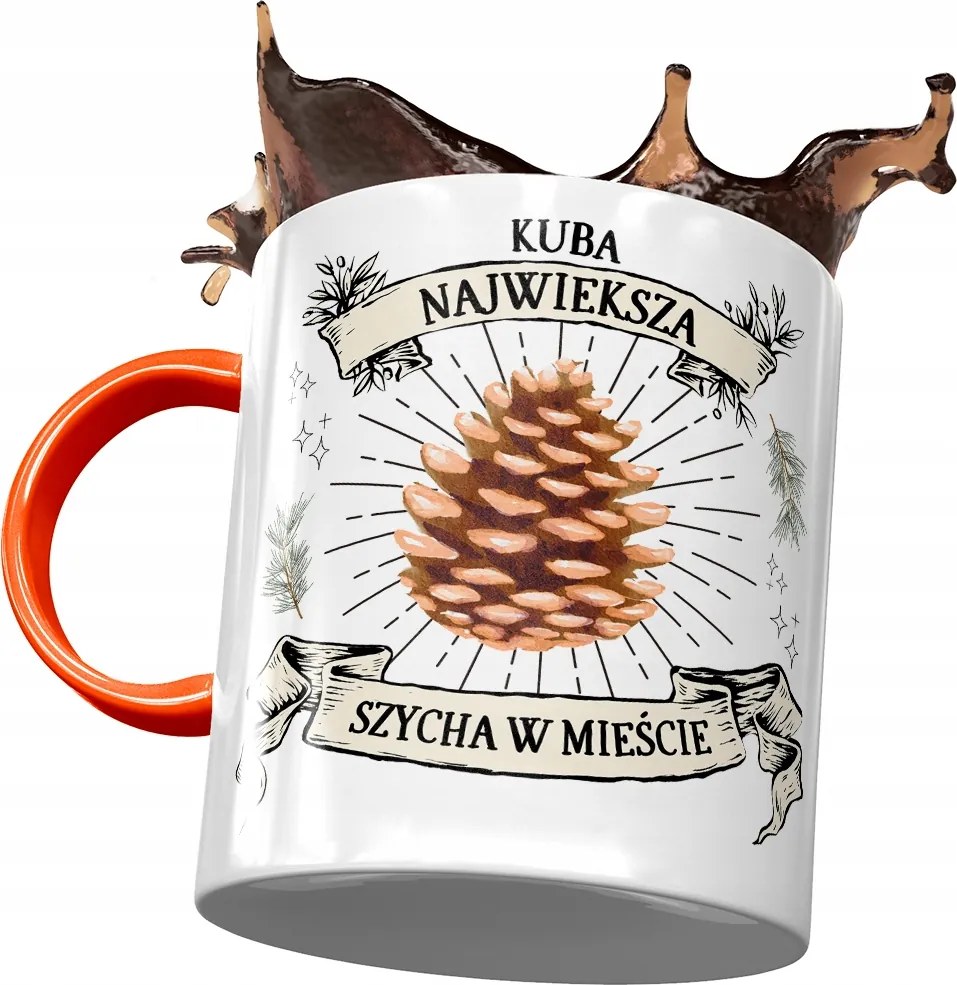 Narancssárga Bögre Kuba Férj Kolléga Ajándék Nyomtatott Fotóval