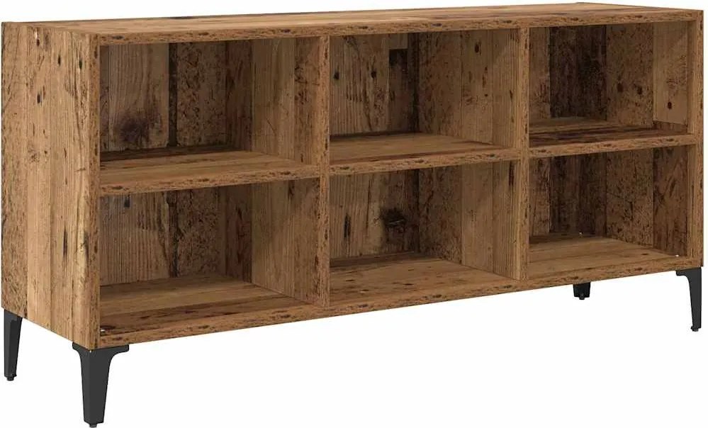 vidaXL TV szekrény garnitúra Barna 103,5 x 30 x 50 cm Faanyag