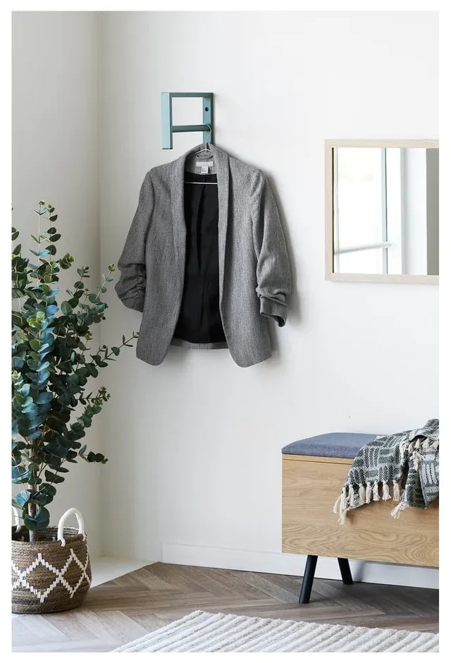 Mentazöld fém fali fogas 3 cm Trento – House Nordic