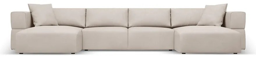 Bézs sarokkanapé ("U" alakú) Esther – Milo Casa