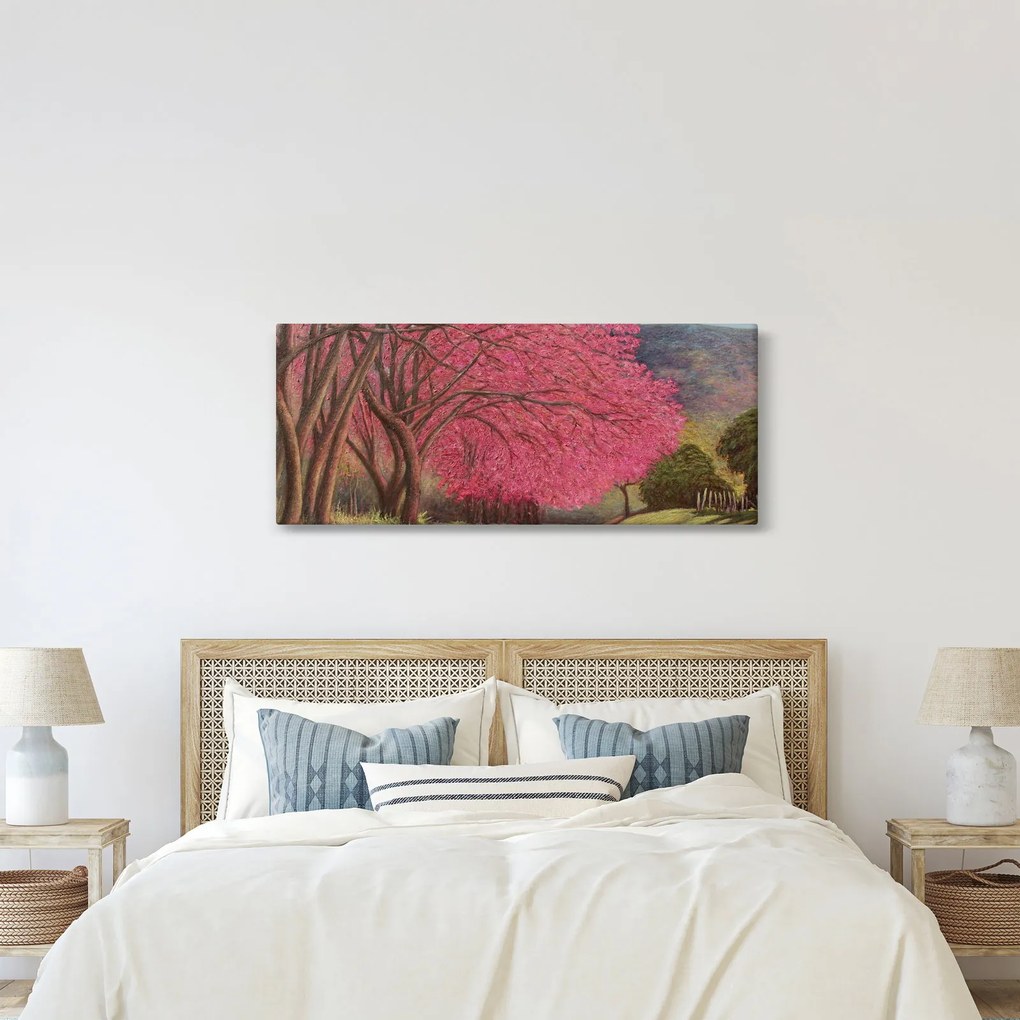 Virágzó fák képe (120x50 cm)