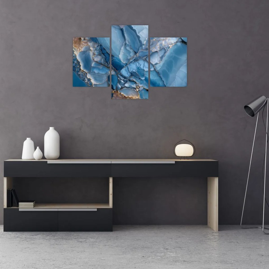 Kép - Kék tagolt márvány (90x60 cm)