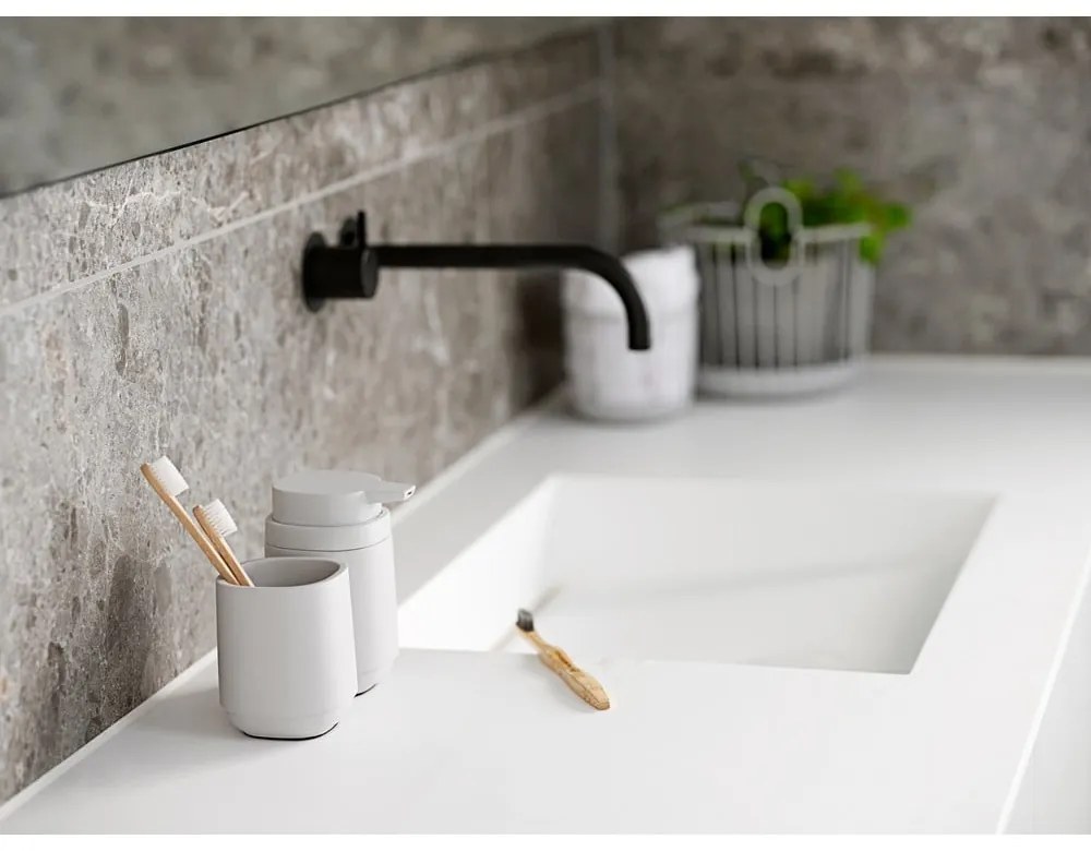 Világosszürke beton szappanadagoló Time – Zone