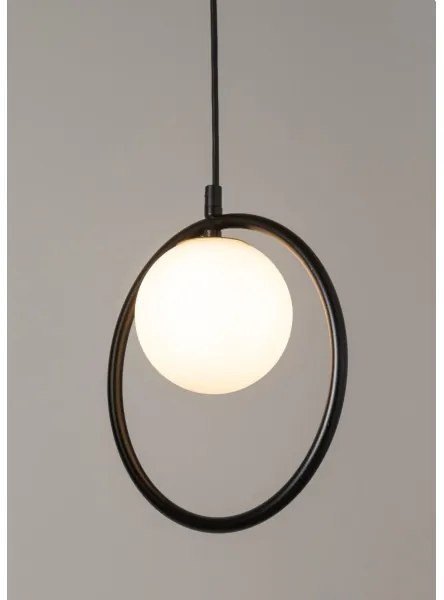 Csillár zsinóron AQUA 1xG9/12W/230V fekete