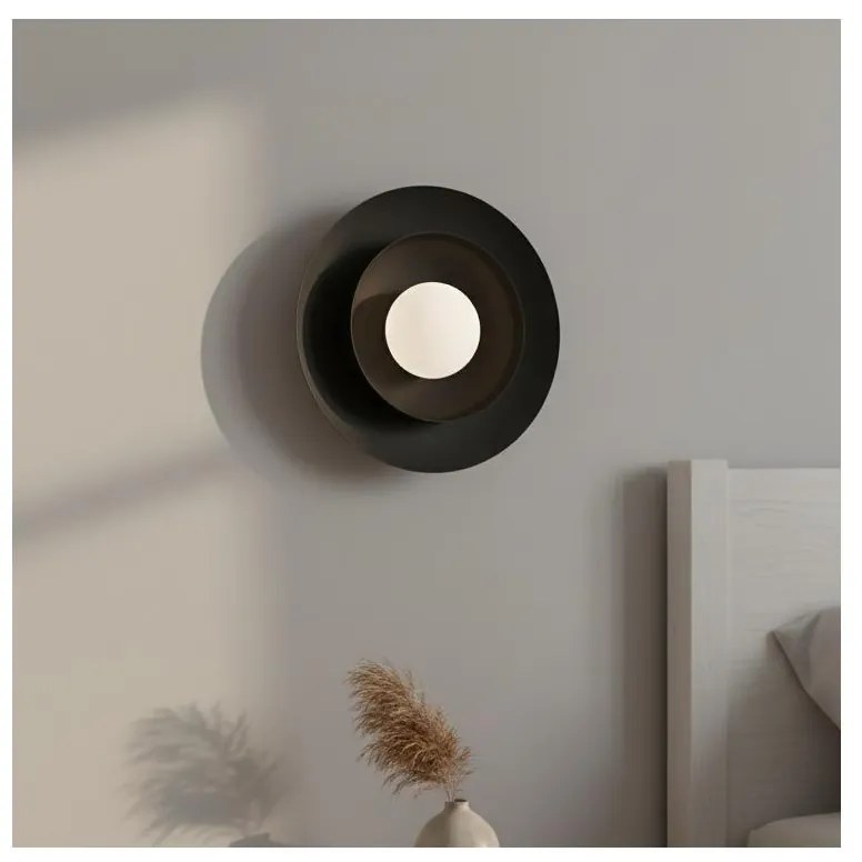 Fali lámpa POPPI 1xG9/8W/230V fekete