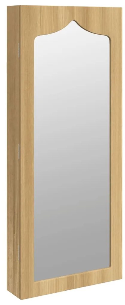 falra szerelhető tükrös ékszerszekrény 37,5x10x90 cm