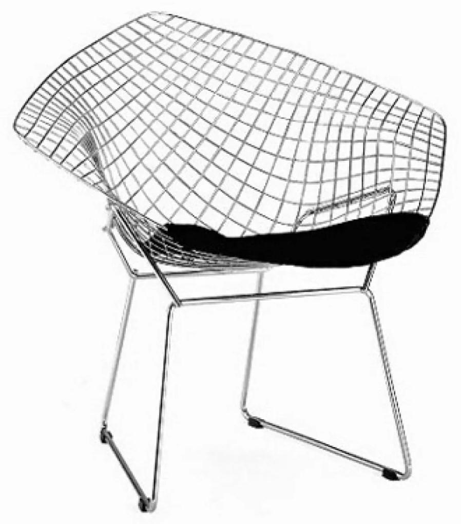 GRID design fotel - fekete