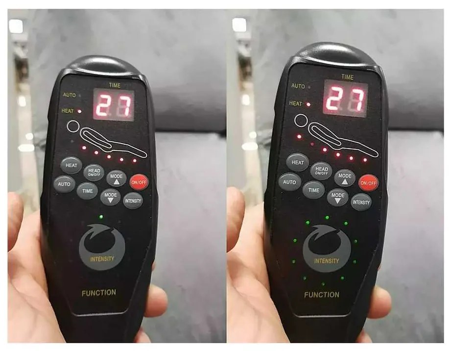 Neptun V masszázsfotel, sötét szürke