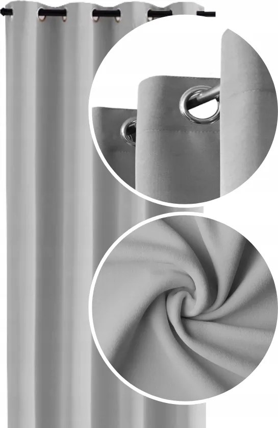 Függöny sima kész 145x240 átvezető függöny nappaliba matt szín