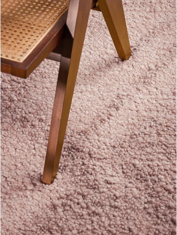 Törtrózsaszín kézi szövésű buklé szőnyeg 160x230 cm Notting Hill Portobello – Ted Baker