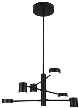 RÁBALUX 6355 SOLOMON Modern Led Függesztett Lámpa Matt Fekete IP20
