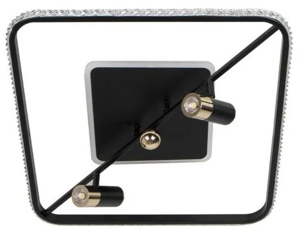 LED Dimmelhető mennyezeti lámpa LED/70W/230V 3000-6500K fekete + távirányítás