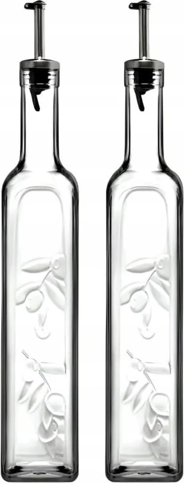 Olajtartó Ecet Szett 2 db-os 2X500 ml-es adagolóval.