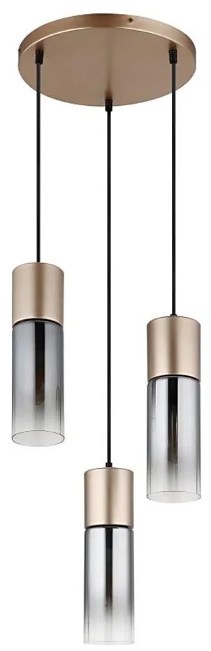 Globo 21000-3HCA - ANNIKA kábeles függeszték, 3xE27/25W/230V, átm. 30 cm