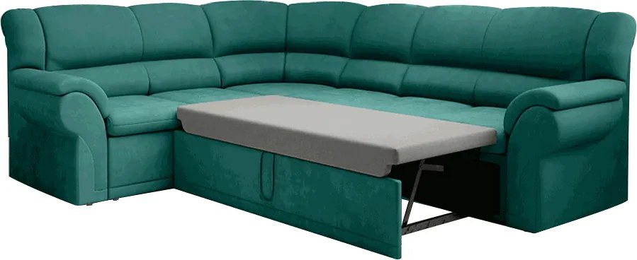 Ülőgarnitúra, smaragd, balos, AMELIA