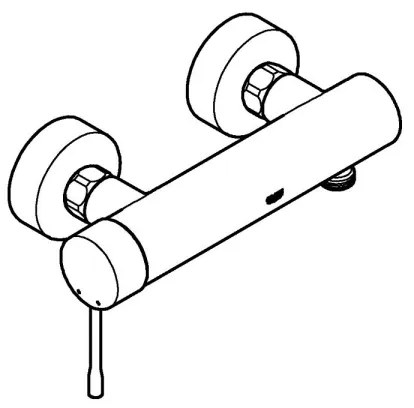 GROHE 33636001 - ESSENCE zuhanycsaptelep, polírozott króm