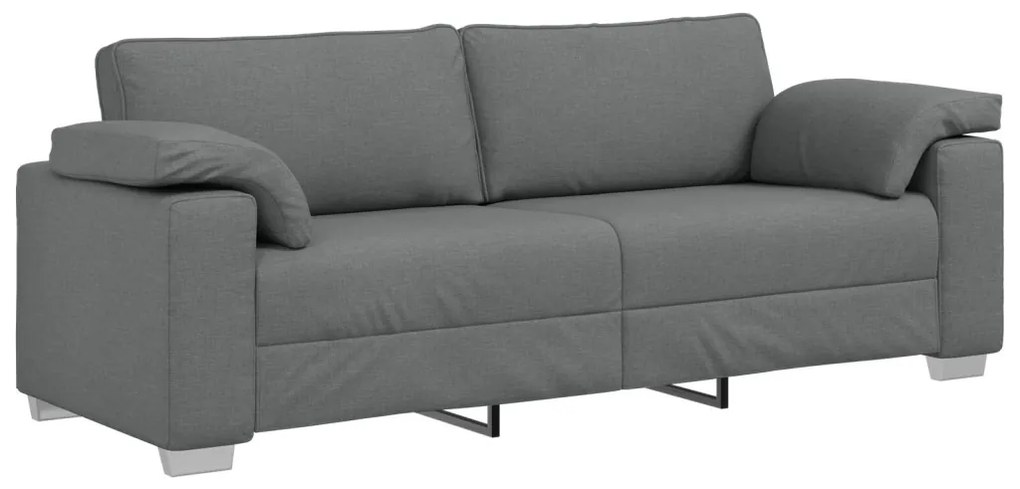 3 üléses kanapé sötétszürke 178 cm szövet