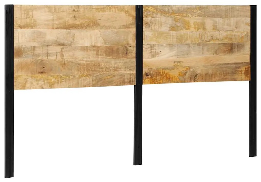 tömör fa mangó és vas fejtámla 180 cm