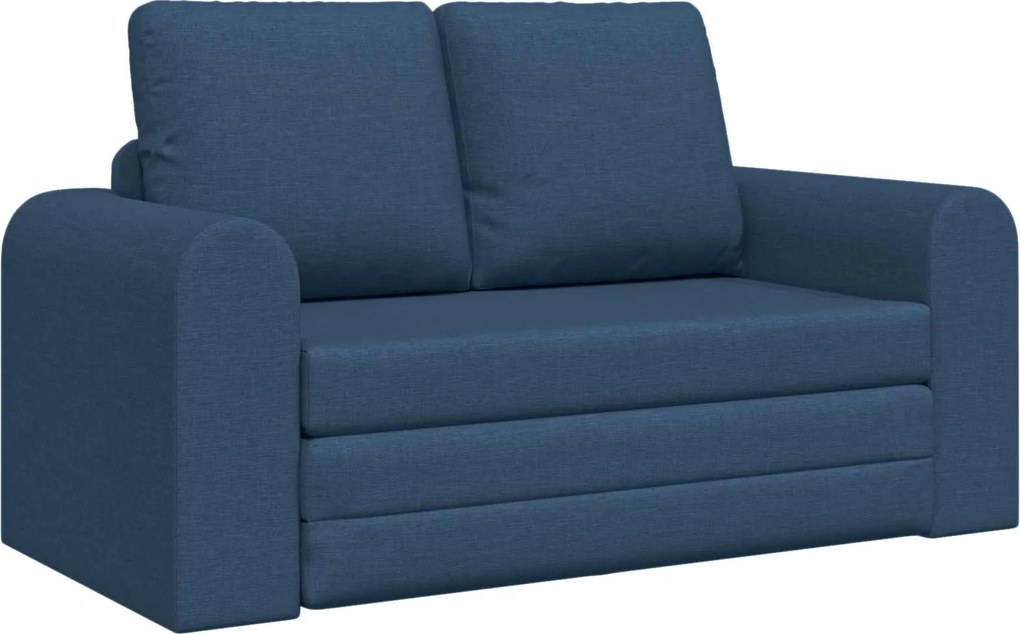 vidaXL Kanapéágy 60cm Kék szövet