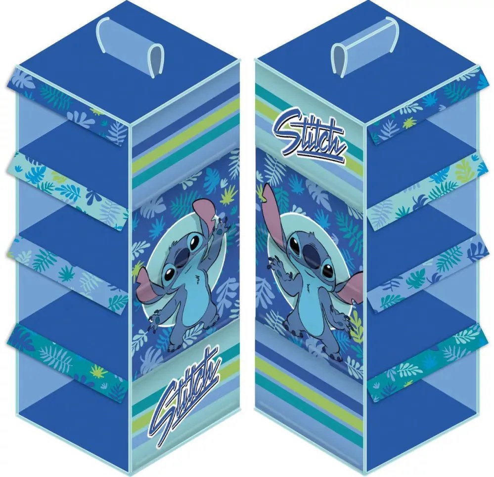 Disney Lilo és Stitch, A csillagkutya Leaf függő szekrényrendező 4 részes