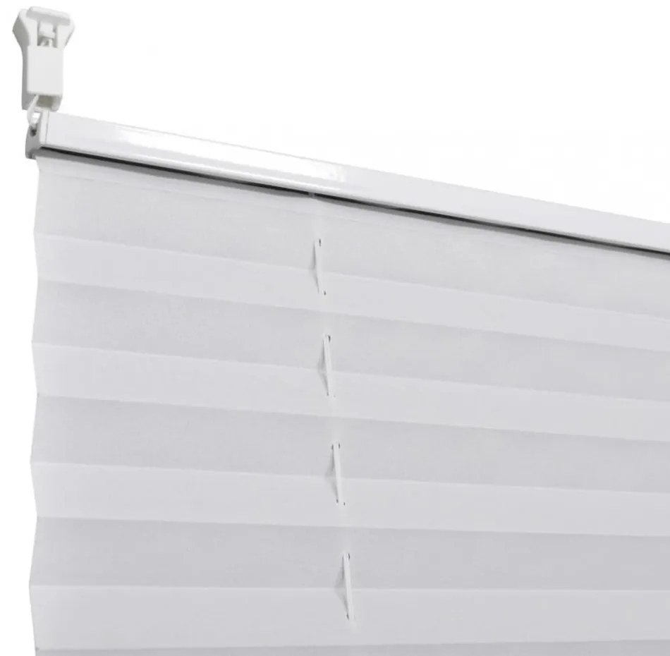 Plisse Roló 40 x 125 cm Fehér Redős Roló