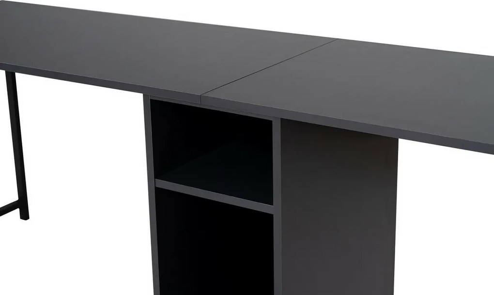 Twin Anthracite and Black íróasztal