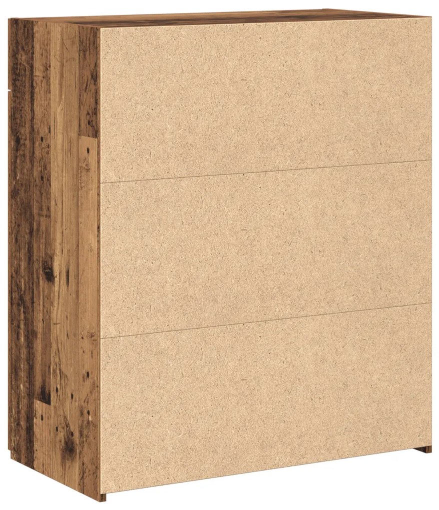 Tároló Szekrény Régi Fa 80x42.5x93.5 cm Műszaki Fa