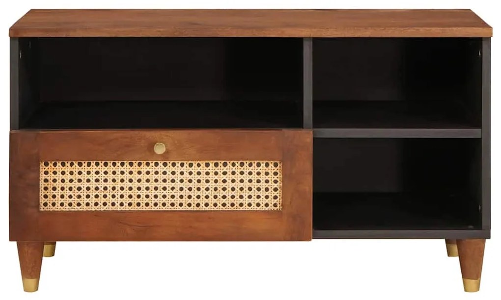 Média tárolószekrények és állványok Barna 80 x 33.5 x 46 cm