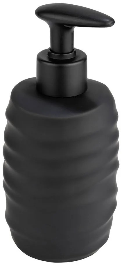 Fekete kerámia szappanadagoló 400 ml Illana – Wenko