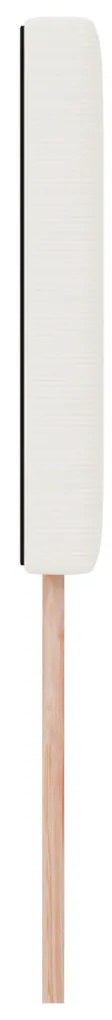 LED Fejtámla Egyszerű Design Krém 100 cm Corduroy Anyag