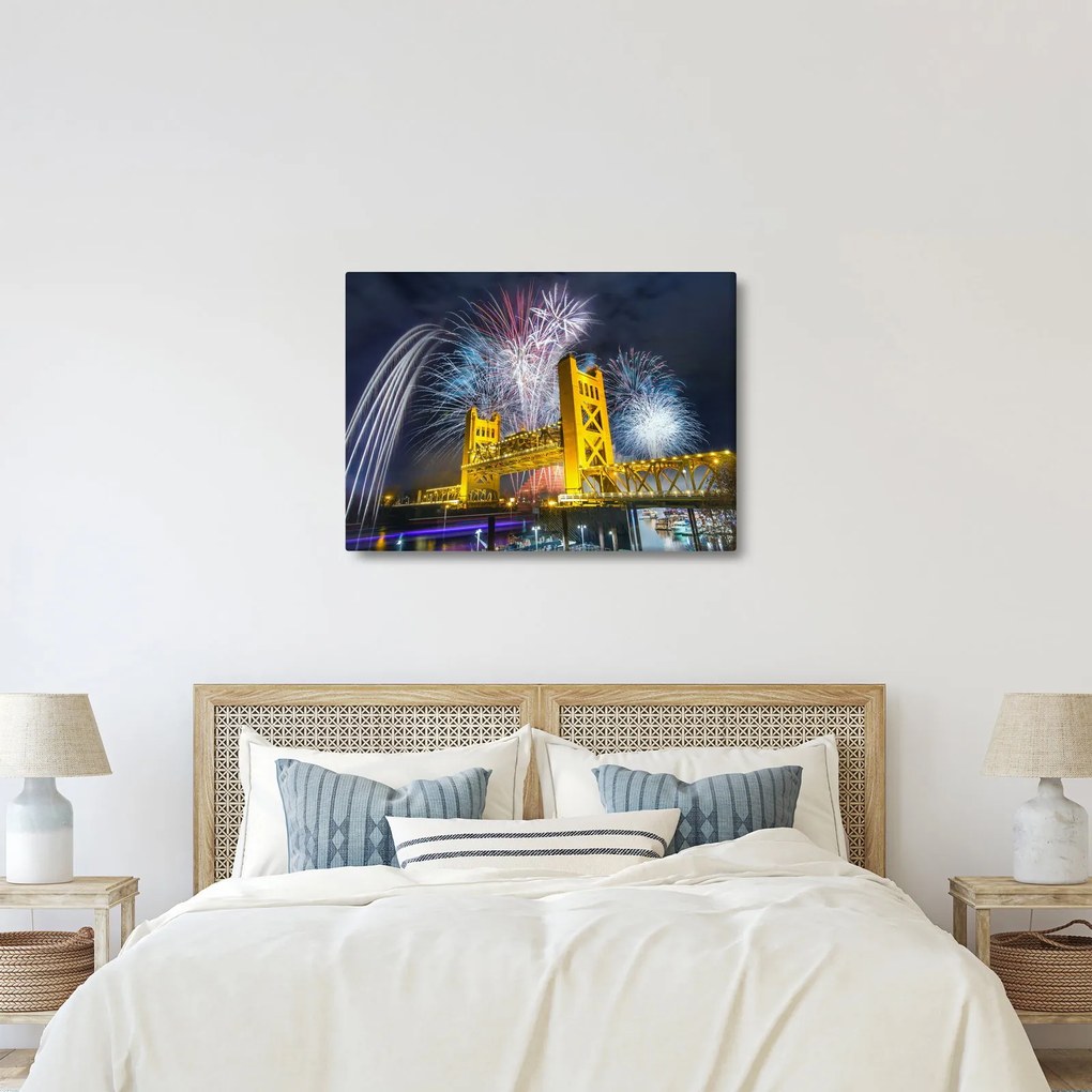 Kép - Szilveszteri éjszaka (70x50 cm)