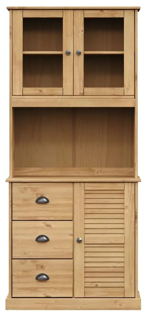 VIGO tömör fenyőfa magasszekrény 78x40x175 cm